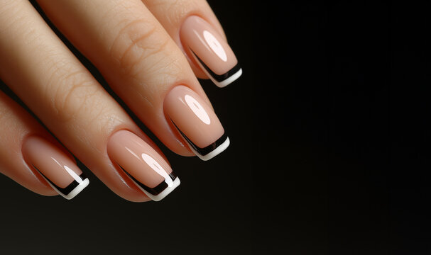Black French Tips