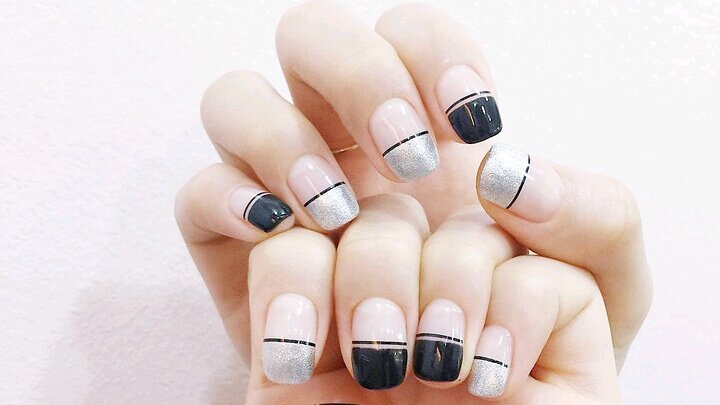 Black French Tips