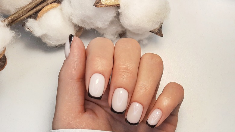 Black French Tips